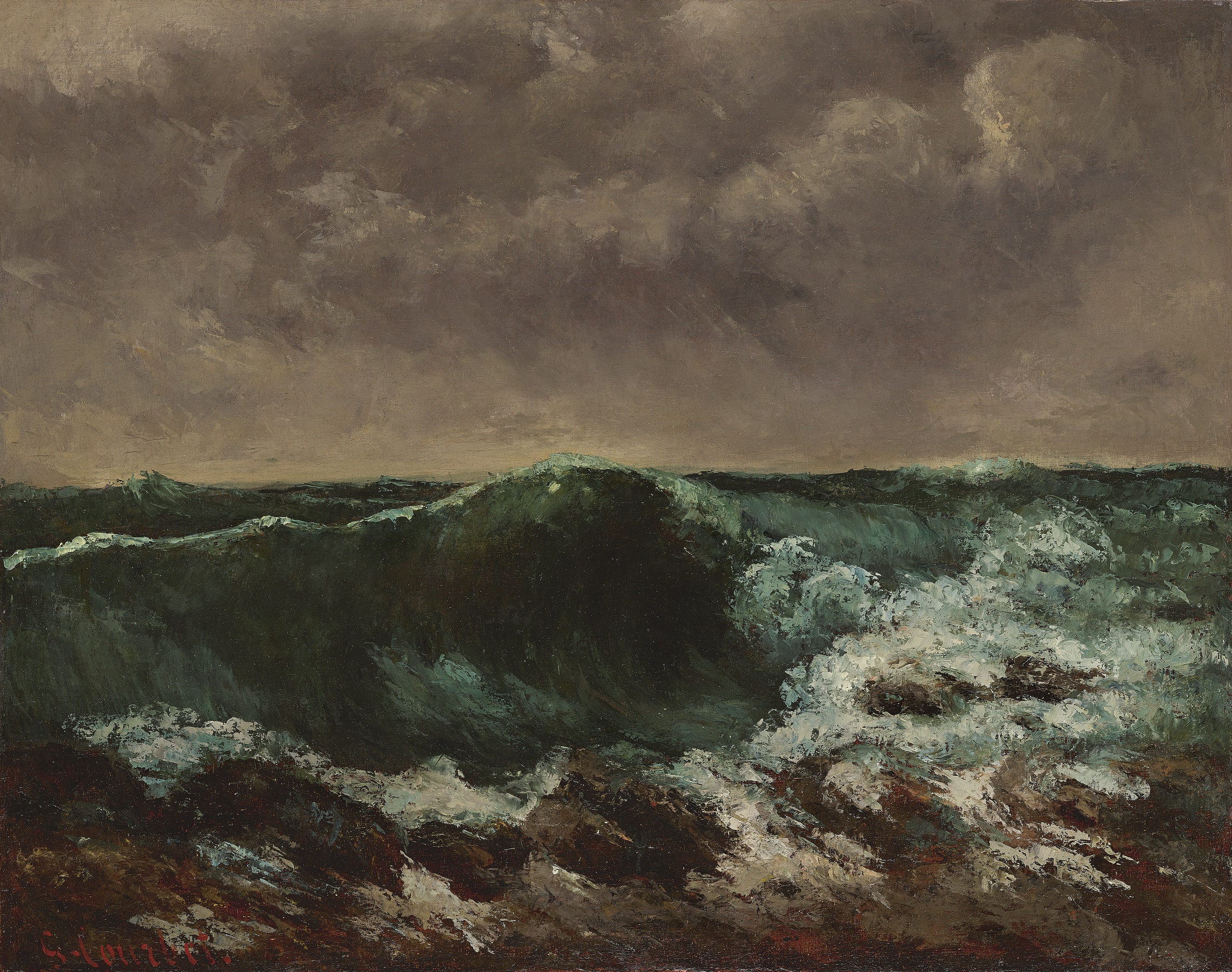 Gustave Courbet Wave