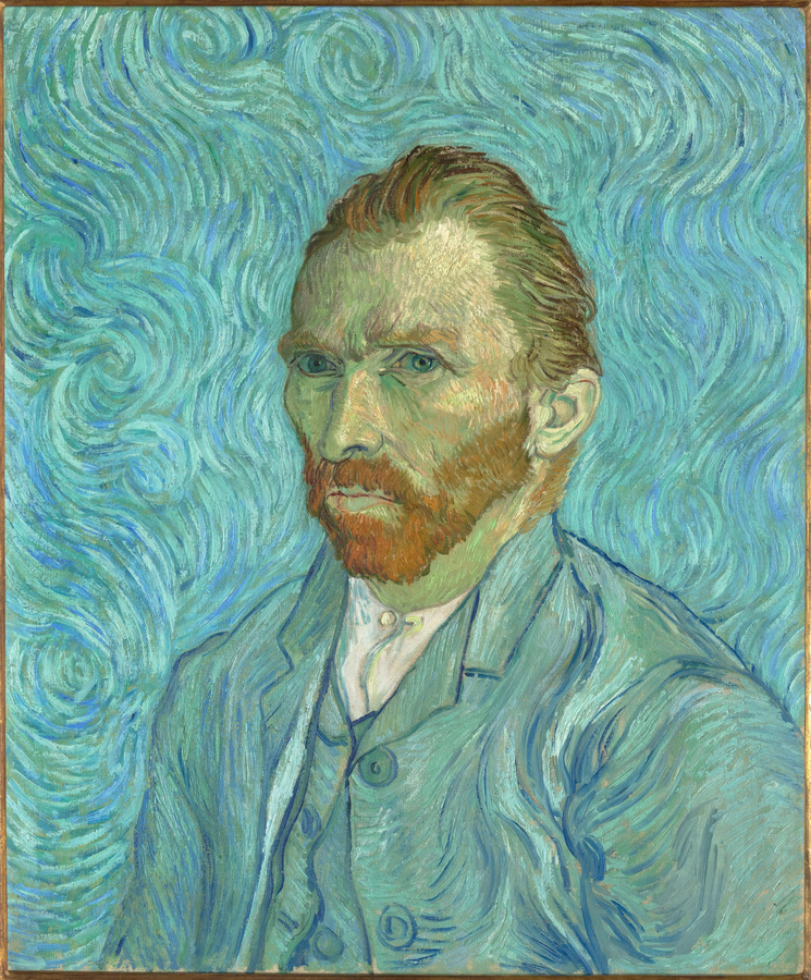 Vincent Van Gogh Portrait de l'artiste (détail), en 1889 Musée d'Orsay