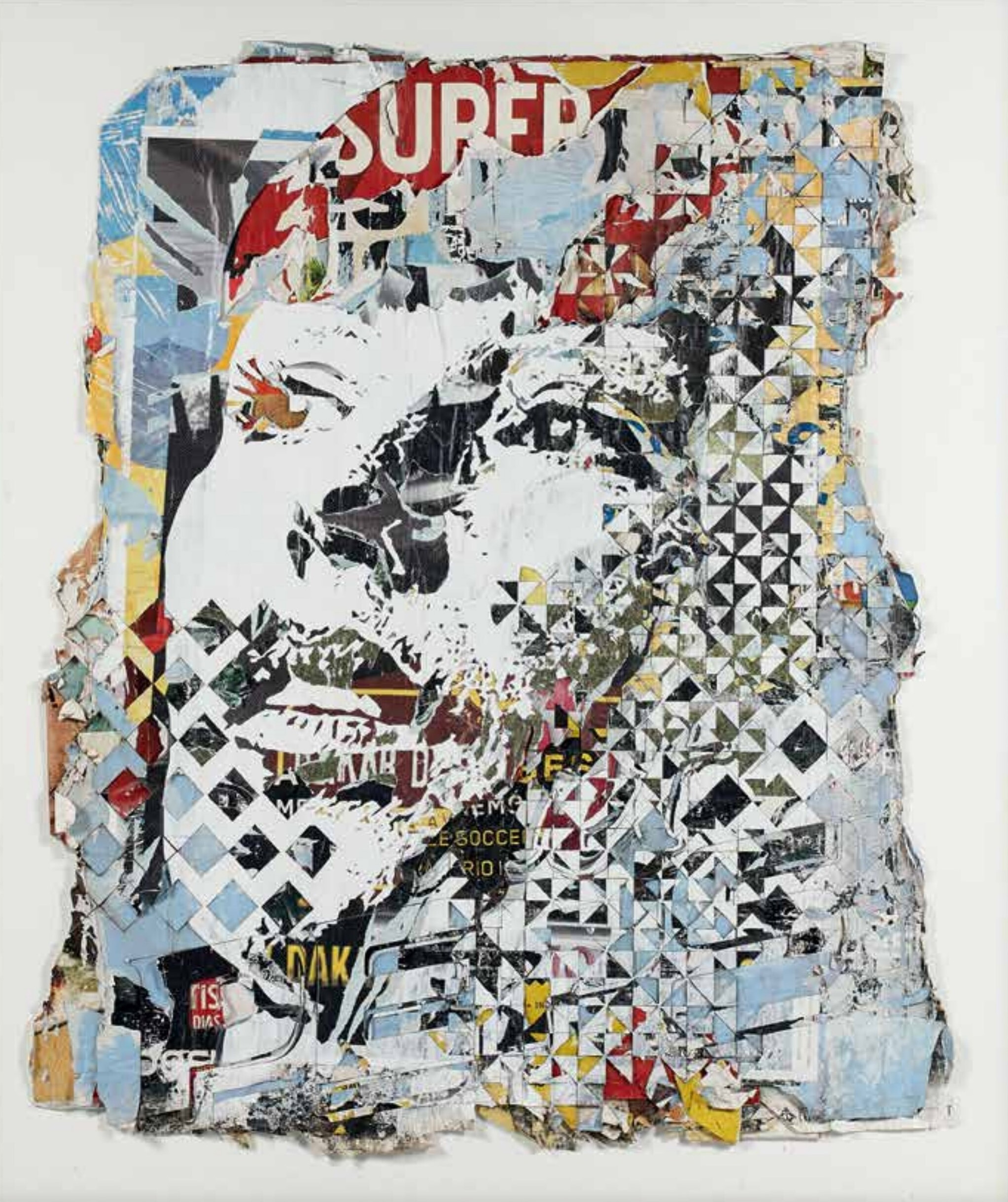 Vhils - Overload #6 (2013)