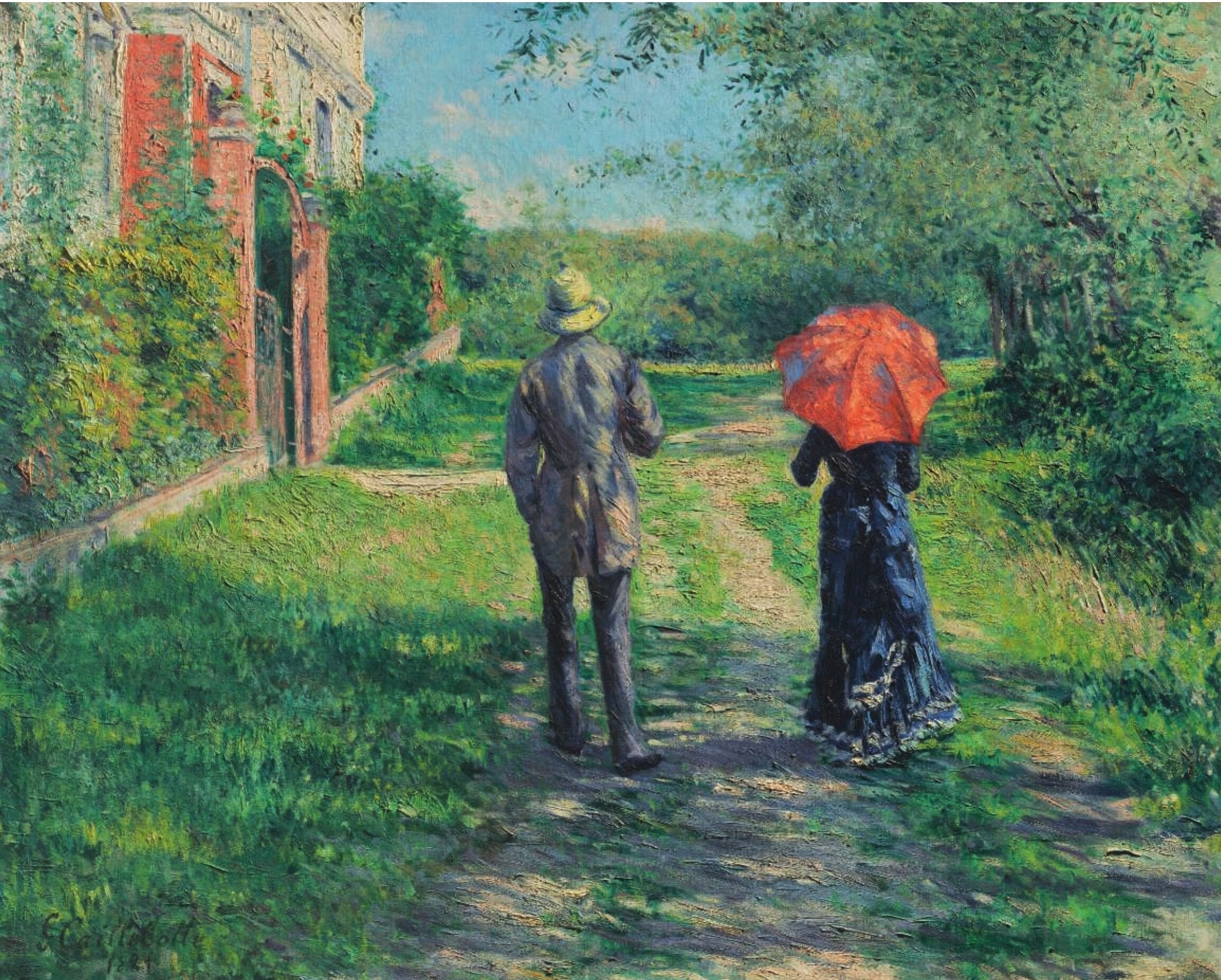Gustave Caillebotte - Chemin montant (1881)
