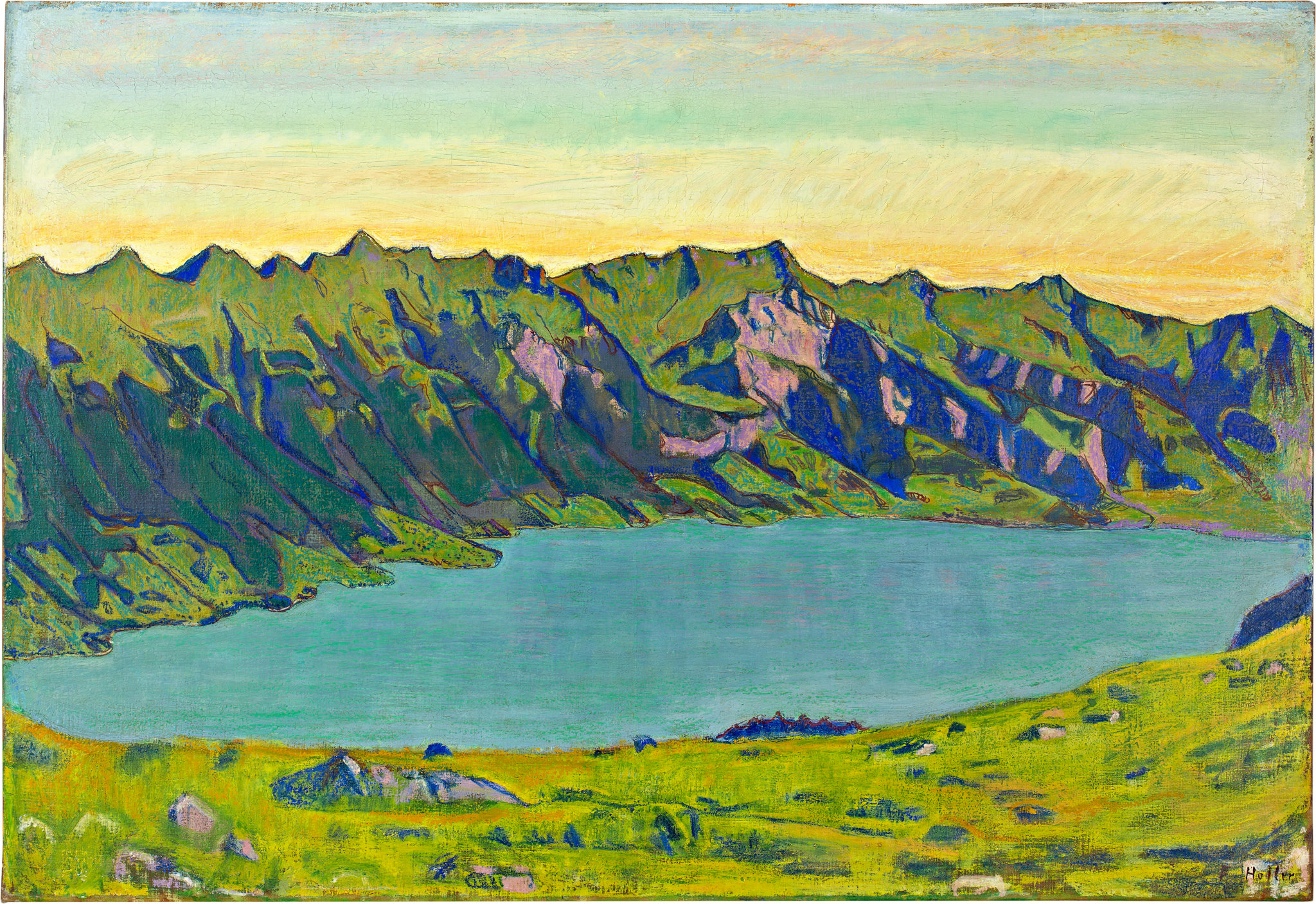 Ferdinand Hodler, Der Brienzersee von Breitlauenen aus (1906)